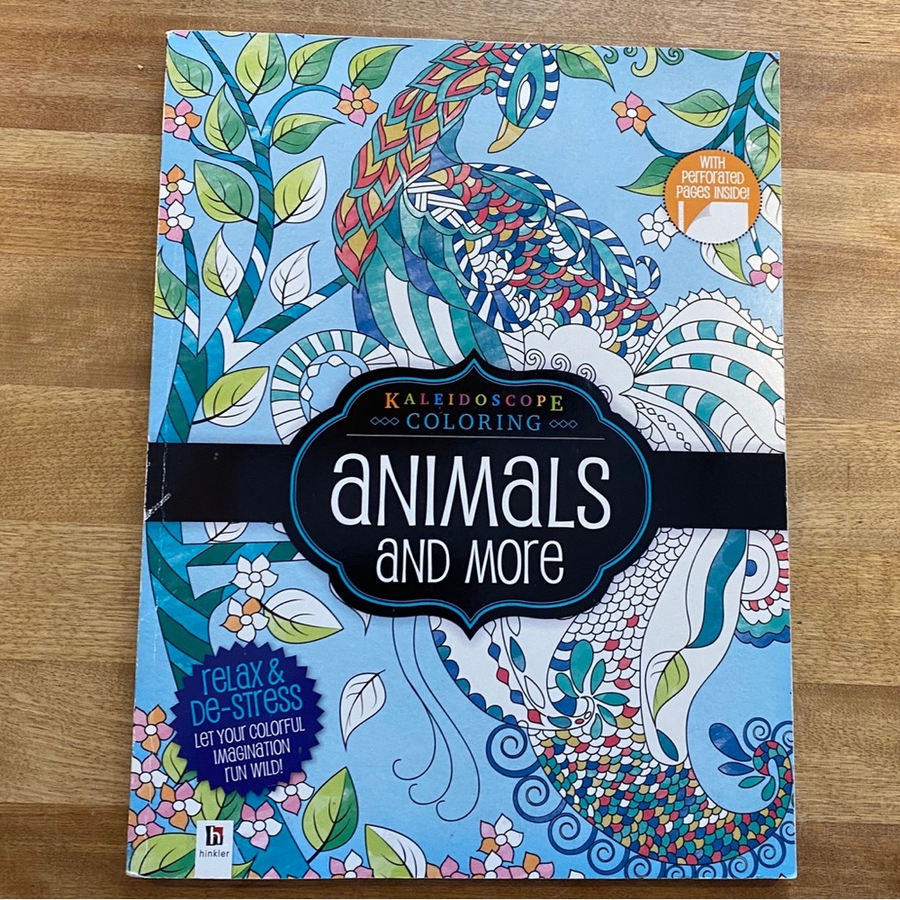 Kaleidoscope Coloring: Animals and More Coloring Book